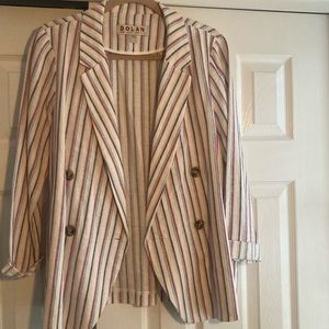 Dolan striped blazer size small